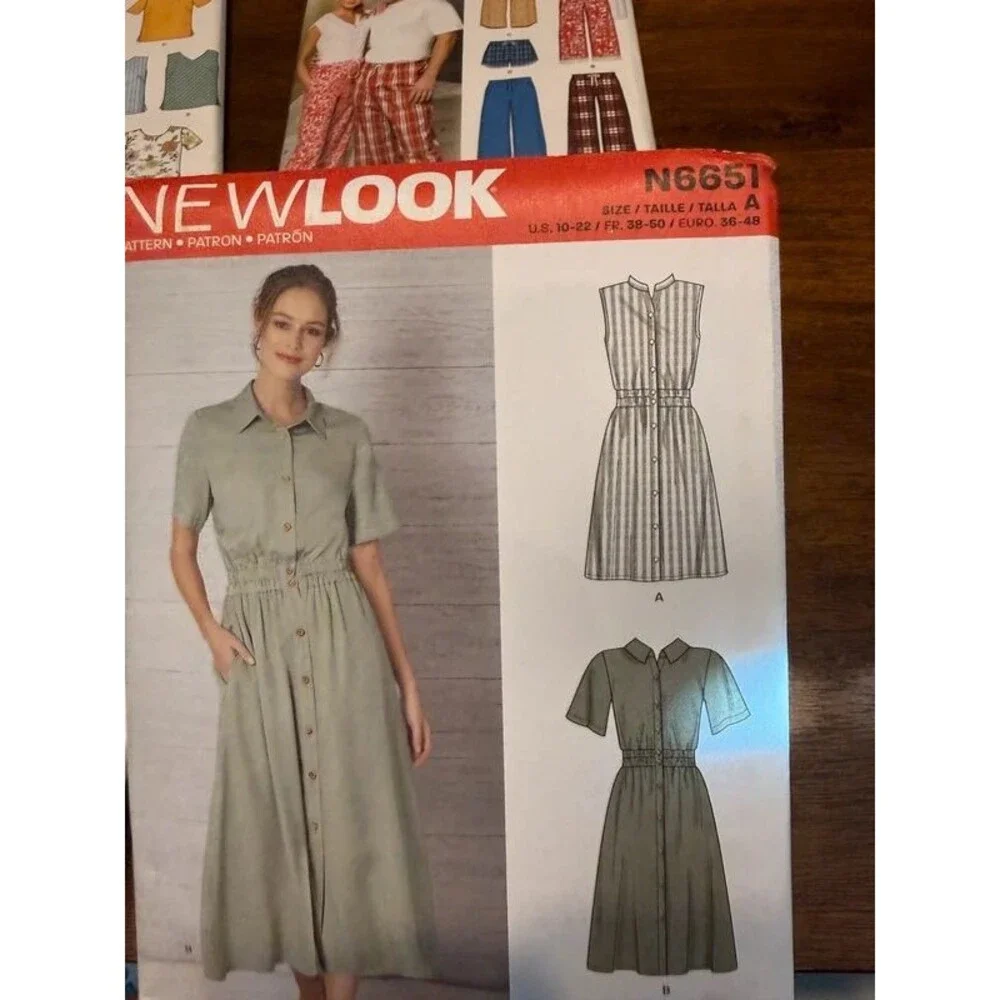 Lot of 4 New Look Sewing Patterns
